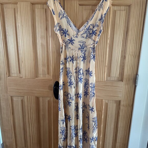 VRG GRL Sunlit Isle Bias Cut Maxi Dress Iris, 8 - Picture 4 of 7